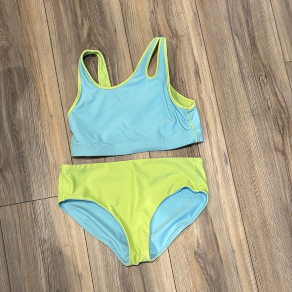 Athleta girl Swim Set in Blue and Green - Picture 1 of 4